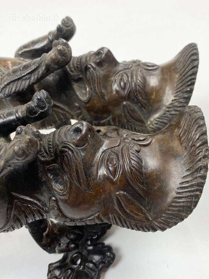 Bronzinės rytietiškos rankenos 2 vnt. Komplektas - nuotraukos Nr. 6