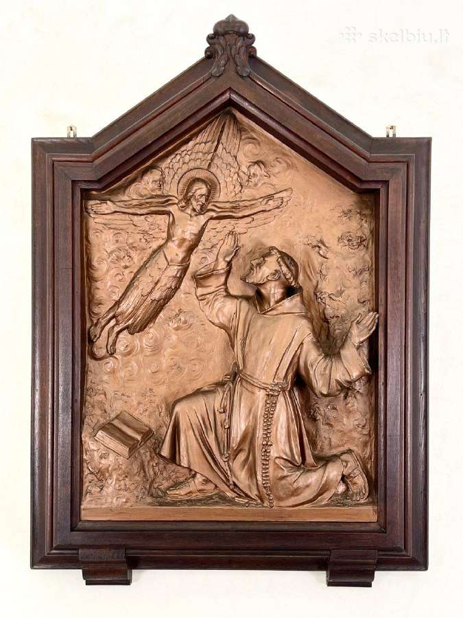 Šv. Antanas Paduvietis ir Jėzus Kristus. Bareljefa - nuotraukos Nr. 3