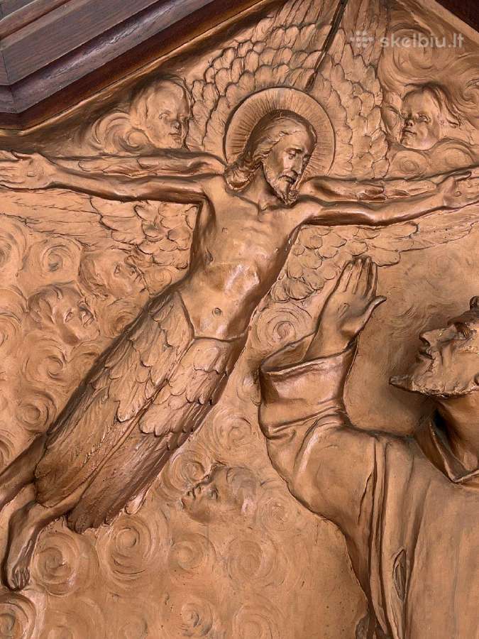 Šv. Antanas Paduvietis ir Jėzus Kristus. Bareljefa - nuotraukos Nr. 8