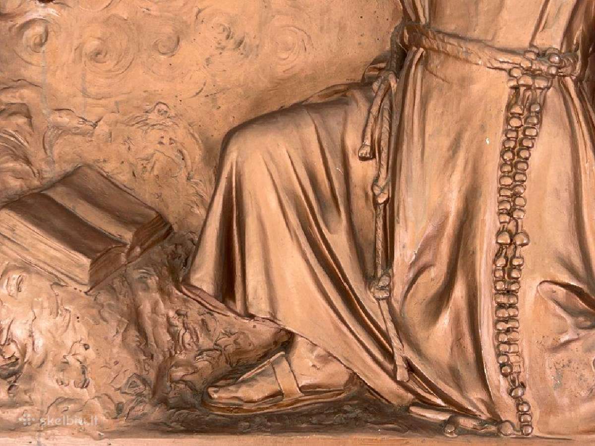 Šv. Antanas Paduvietis ir Jėzus Kristus. Bareljefa - nuotraukos Nr. 10