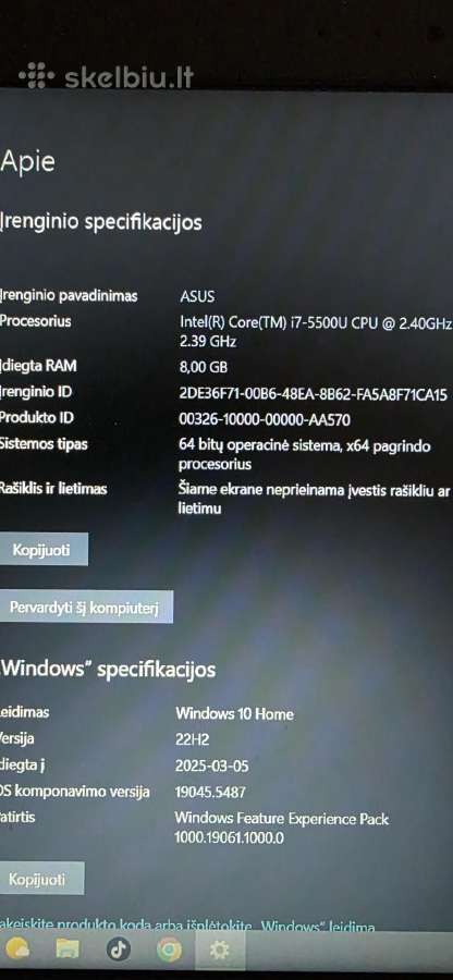 Asus nešiojamas kompiuteris galimas siuntimas - nuotraukos Nr. 2