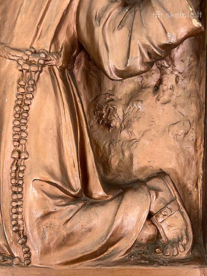 Šv. Antanas Paduvietis ir Jėzus Kristus. Bareljefa - nuotraukos Nr. 11