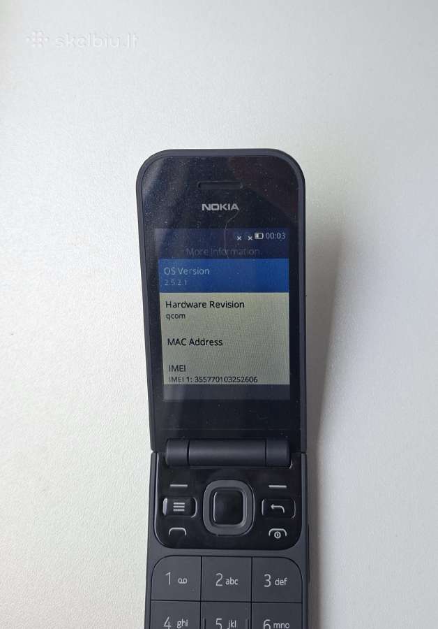 Nokia 2720 Flip - nuotraukos Nr. 9