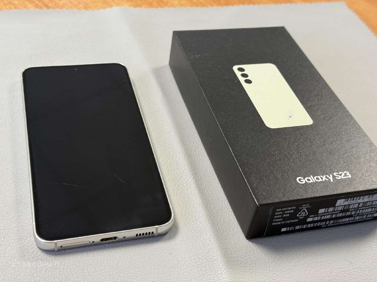 Samsung S23 128gb komplektas - nuotraukos Nr. 5