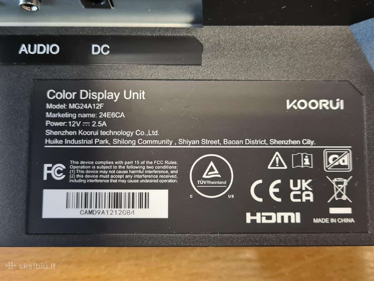 Monitorius Koorui 24e6ca 23.6 Fhd Va 180 - nuotraukos Nr. 4