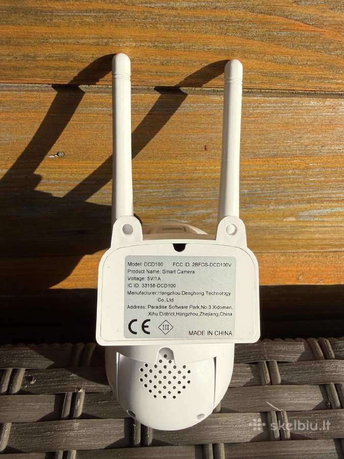 Nauja išmanioji WiFi stebėjimo kamera 360(dcd100) - nuotraukos Nr. 2