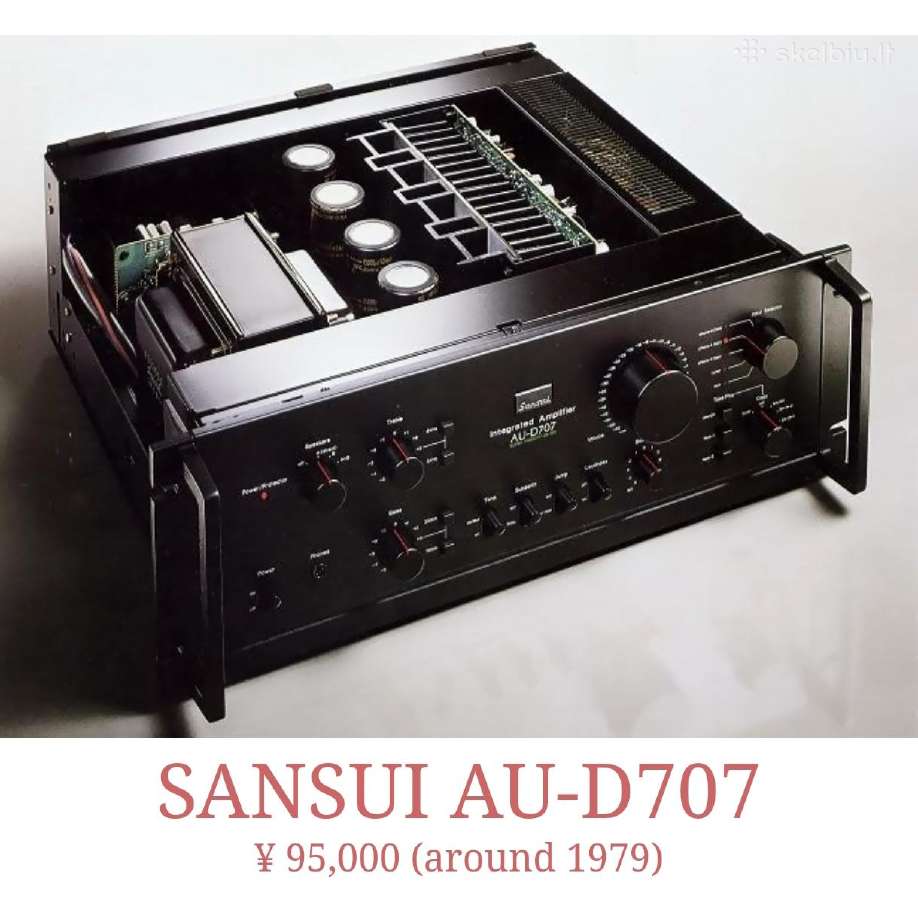 Sansui Au-d 707 stiprintuvas - nuotraukos Nr. 2