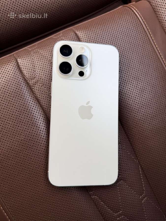 Idealus iPhone 15 pro max white - nuotraukos Nr. 3