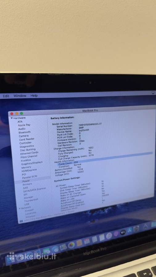 Apple MacBook Pro 13 2012 A1278 – su defektais - nuotraukos Nr. 11
