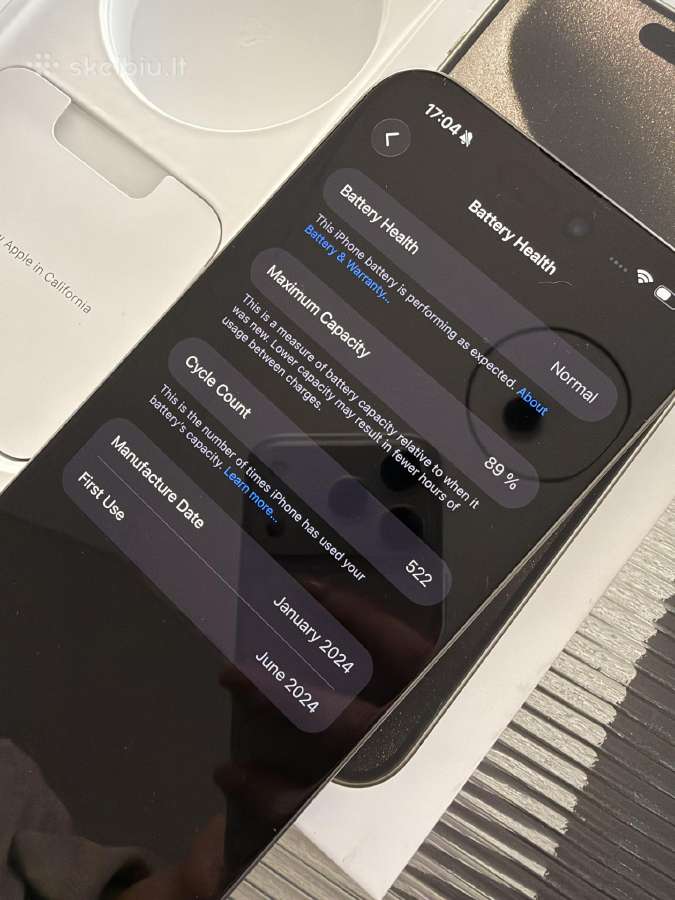 iPhone 15pro max 256gb - nuotraukos Nr. 7