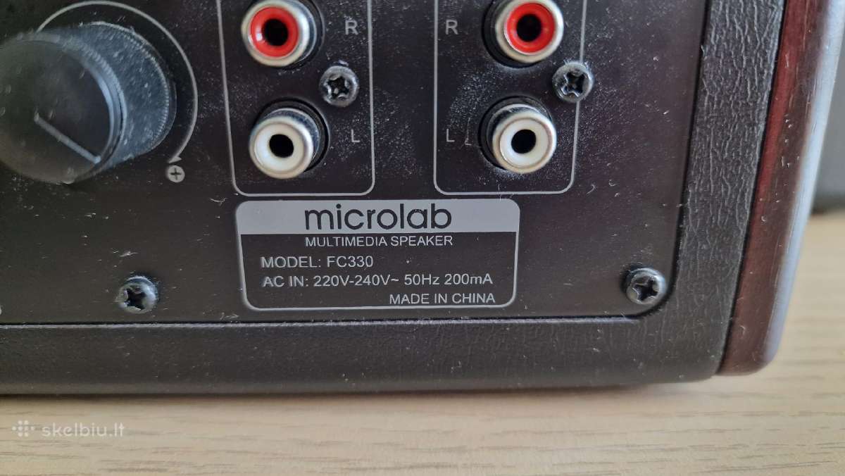 Microlab Fc330 garso koloneles. - nuotraukos Nr. 5