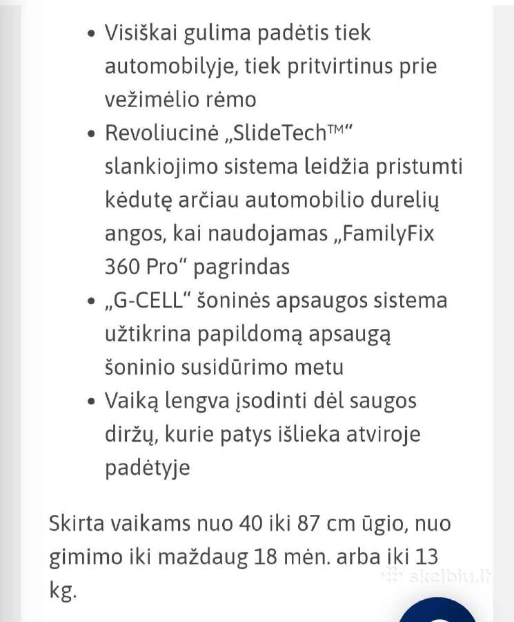Maxi Cosi Pebble 360 Pro autokedute - nuotraukos Nr. 7