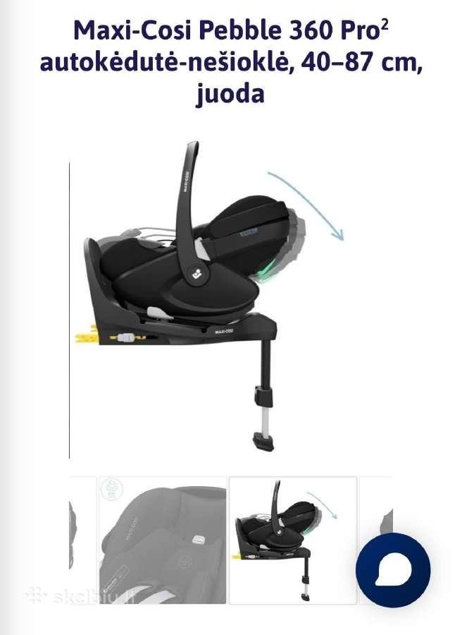 Maxi Cosi Pebble 360 Pro autokedute - nuotraukos Nr. 8