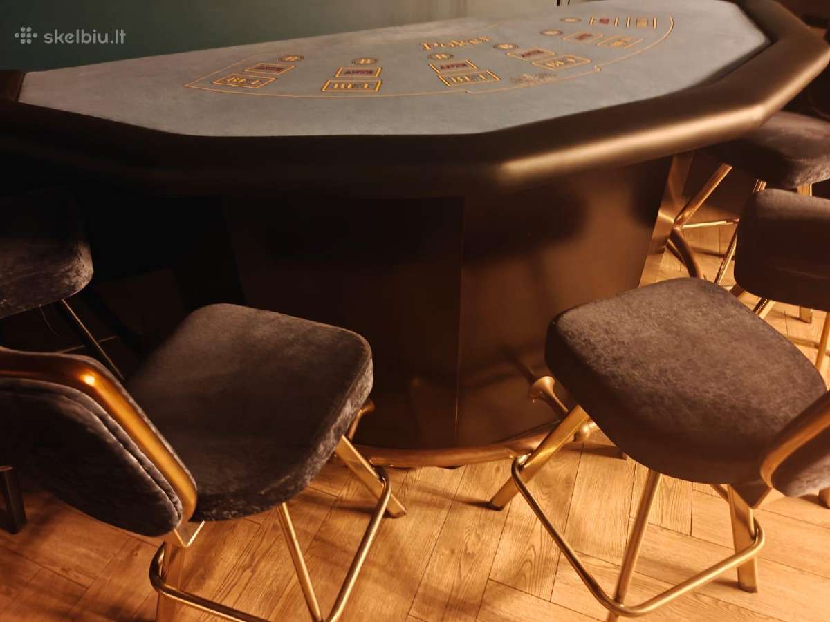 Parduodu Black Jack stalą su kortom ir žetonais - nuotraukos Nr. 7