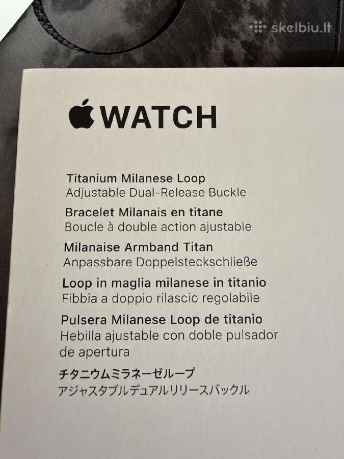 Watch Ultra 3 Black Titanium Milanese - nuotraukos Nr. 5