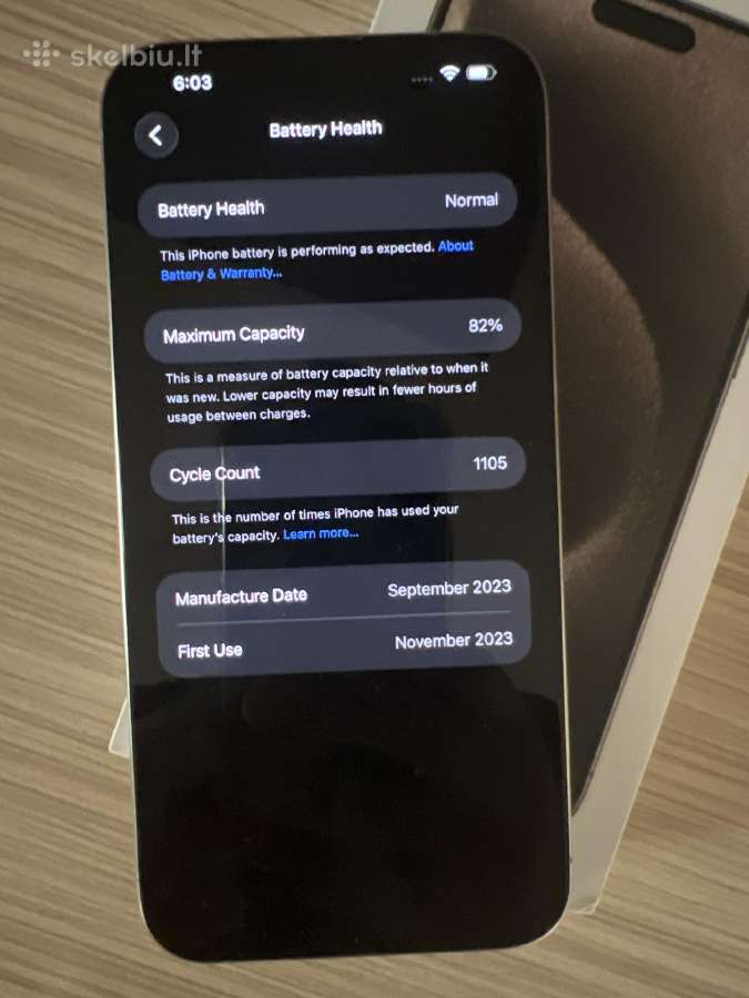 iPhone 15 pro max 256 - nuotraukos Nr. 3