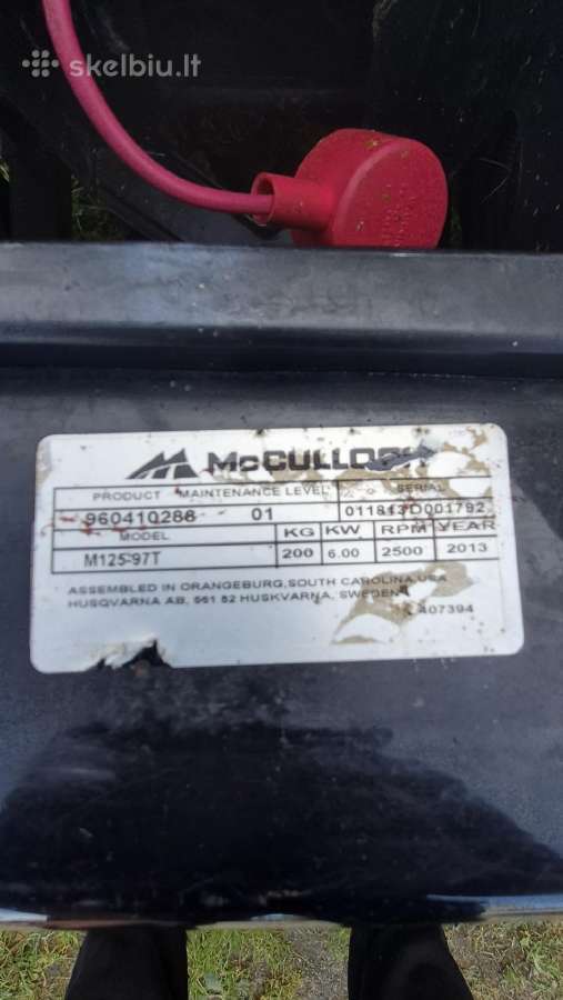 Mcculloch .2013 metai.marijampole.1000€ .0 - nuotraukos Nr. 3
