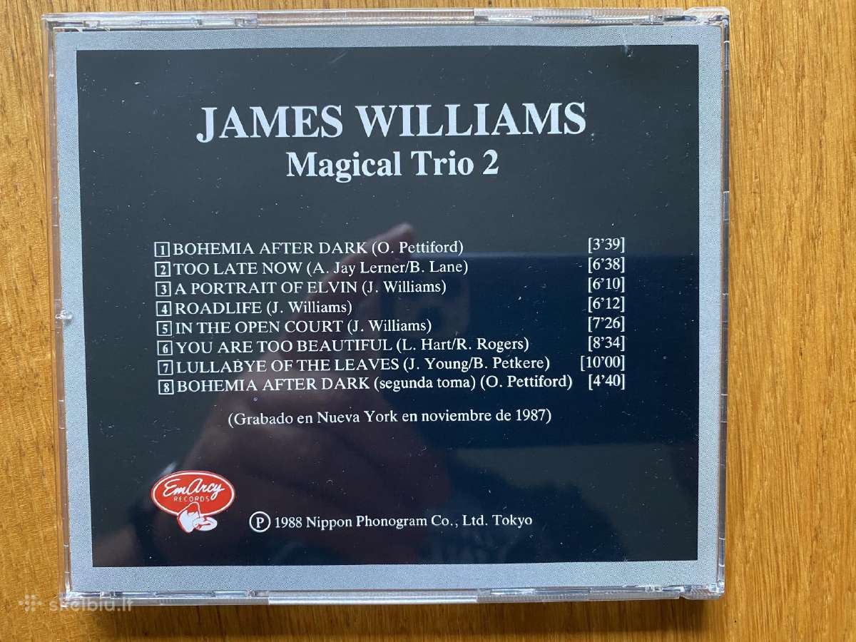 Originalus James Williams – Magical Trio 2 CD - nuotraukos Nr. 2