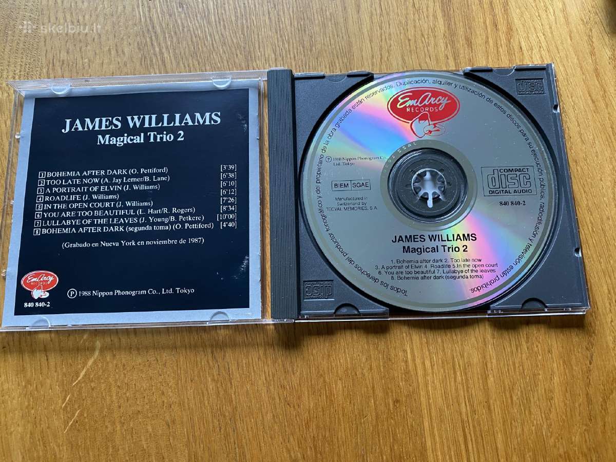 Originalus James Williams – Magical Trio 2 CD - nuotraukos Nr. 3