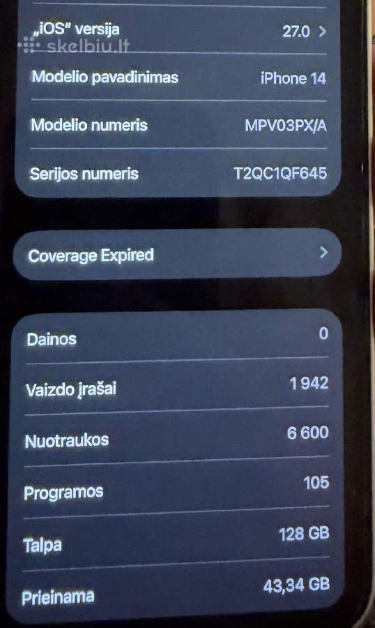 iPhone 14 - nuotraukos Nr. 7