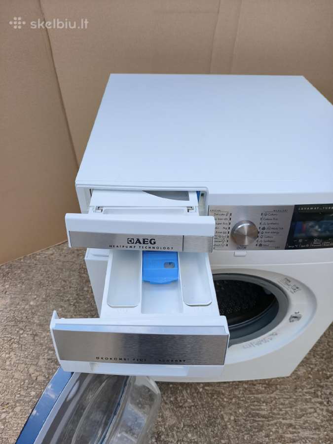 Skalbimo mašinos su džiovinimu Aeg heating pump - nuotraukos Nr. 6