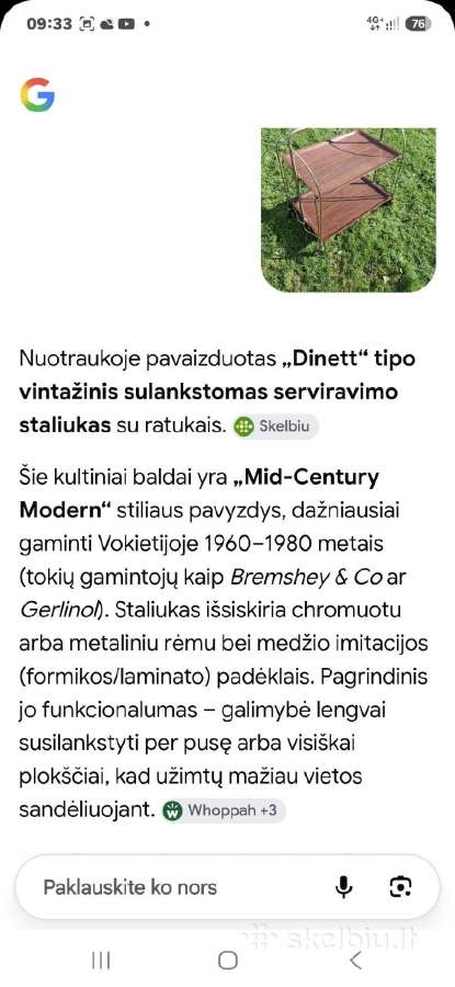 Staliukas - nuotraukos Nr. 2