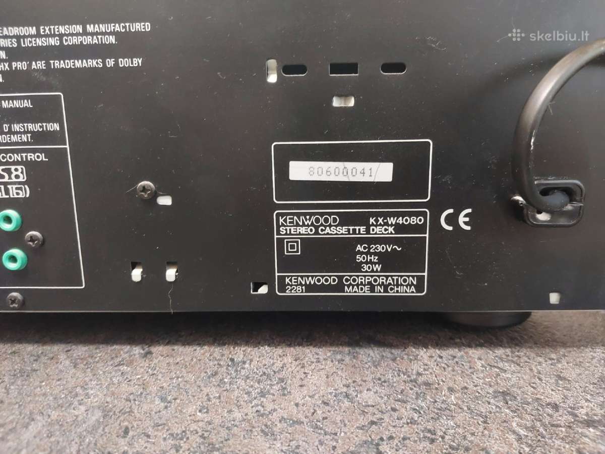 Kenwood Kx-w4080 - nuotraukos Nr. 6