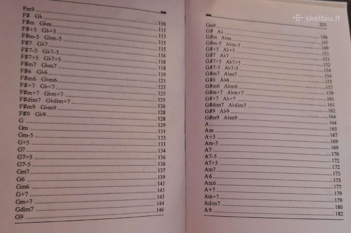 Kišeninė gitaros akordų enciklopedija - nuotraukos Nr. 4