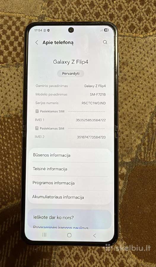 Samsung Galaxy Z Flip 4 - nuotraukos Nr. 2