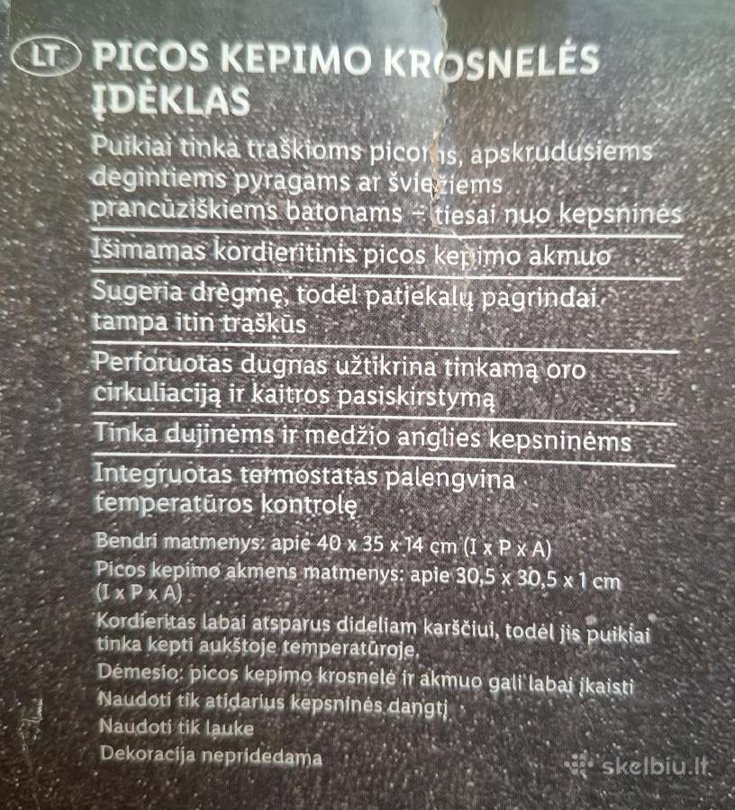 Picos kepimo krosnelė - nuotraukos Nr. 5