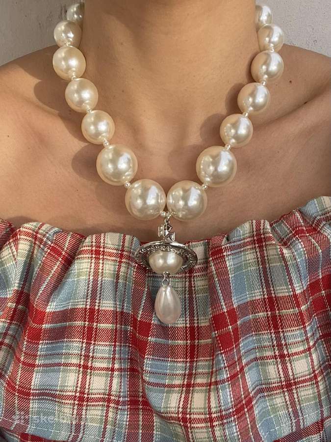 Vivienne Westwood Giant Pearl Drop Necklace - nuotraukos Nr. 2