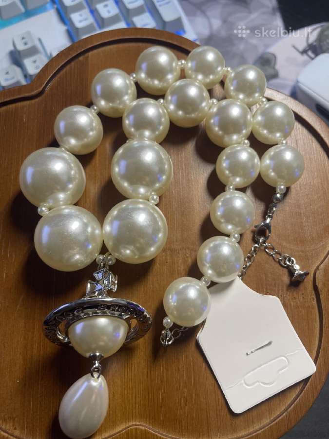 Vivienne Westwood Giant Pearl Drop Necklace - nuotraukos Nr. 3