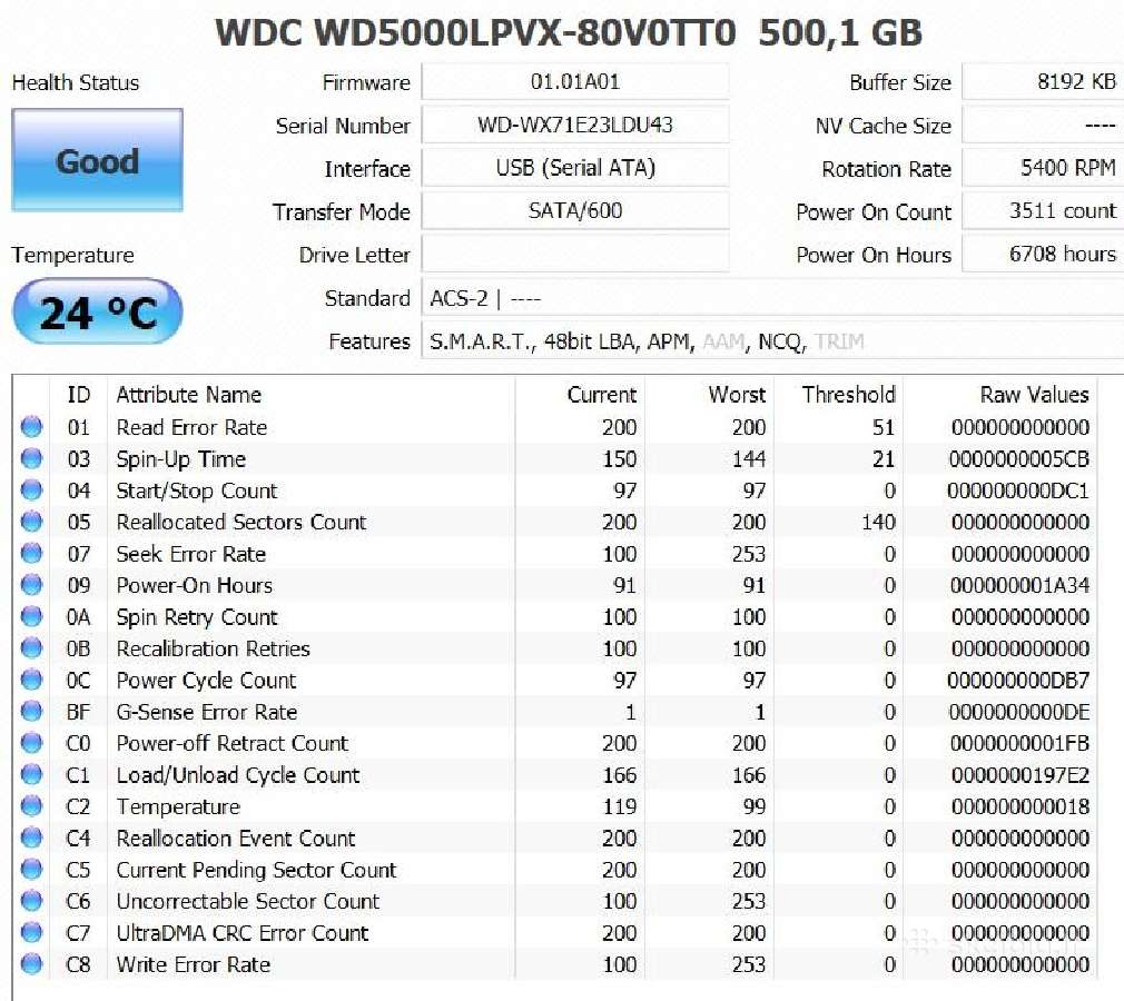 HDD sata 640gb 500gb 320gb geros būklės tested - nuotraukos Nr. 11