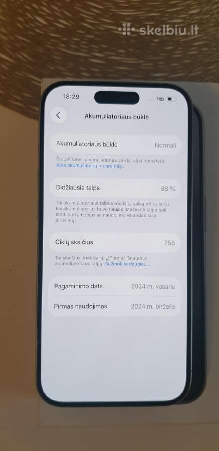 iPhone 15 pro - nuotraukos Nr. 5