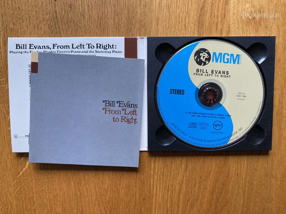 Originalus Bill Evans – From Left To Right CD - nuotraukos Nr. 4