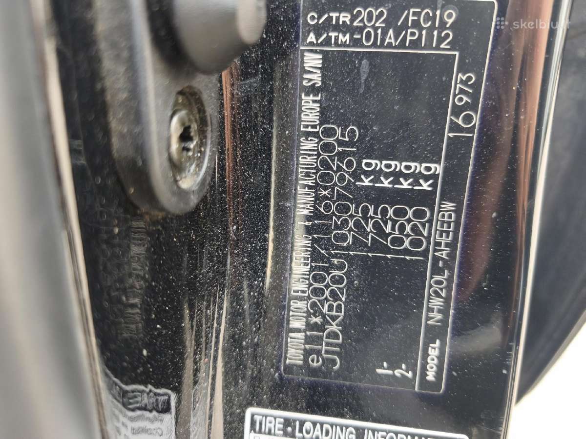 Toyota Prius Europa 2005-2007m II Dalimis - nuotraukos Nr. 8
