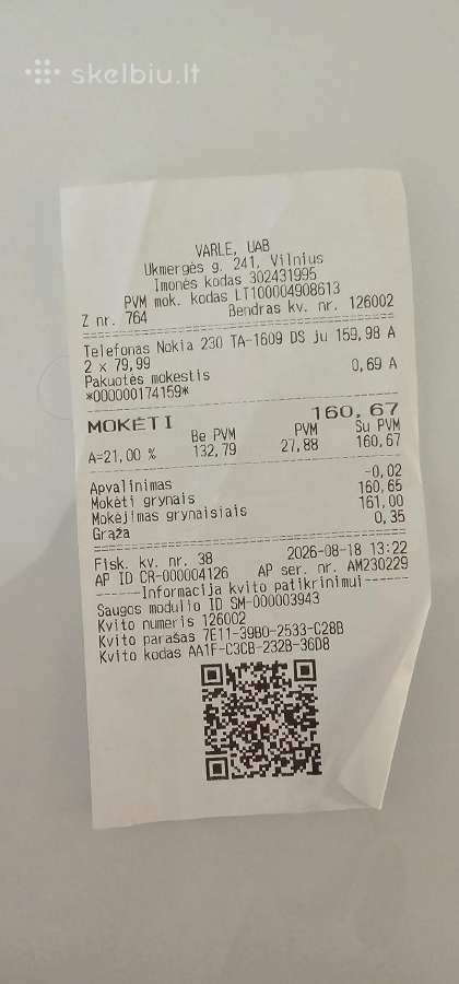 Nauj Nokia 230 - nuotraukos Nr. 3