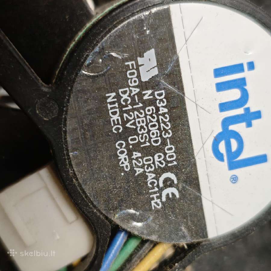 Cpu ventiliatoriusintel - nuotraukos Nr. 4