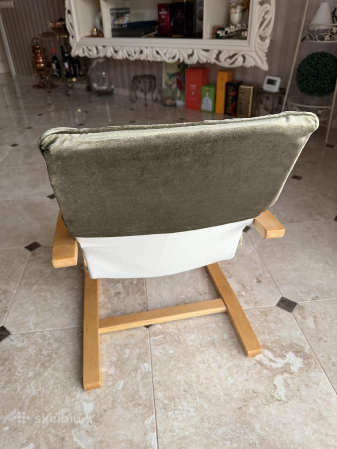 Stilingas vaikiškas veliūrinis krėslas - nuotraukos Nr. 3