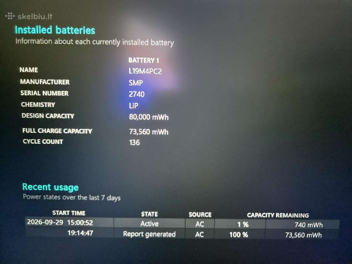 Lenovo Legion 5 17,3" Ryzen 5 Rtx 2060 16gb - nuotraukos Nr. 9
