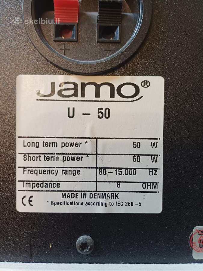 Jamo u-50 garso kolonėlės - nuotraukos Nr. 6