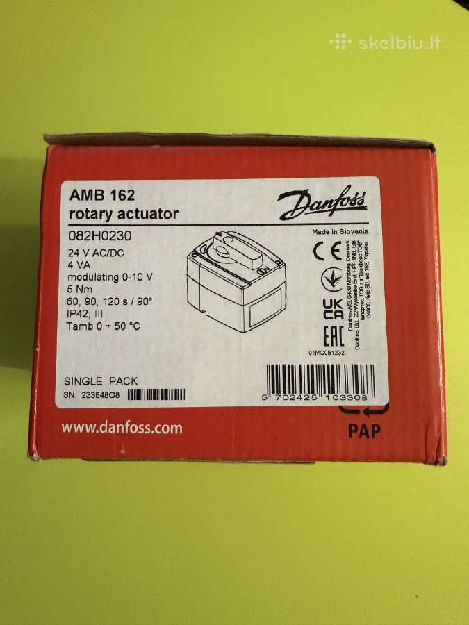 Danfoss elektrinė pavara amb 162 - nuotraukos Nr. 2