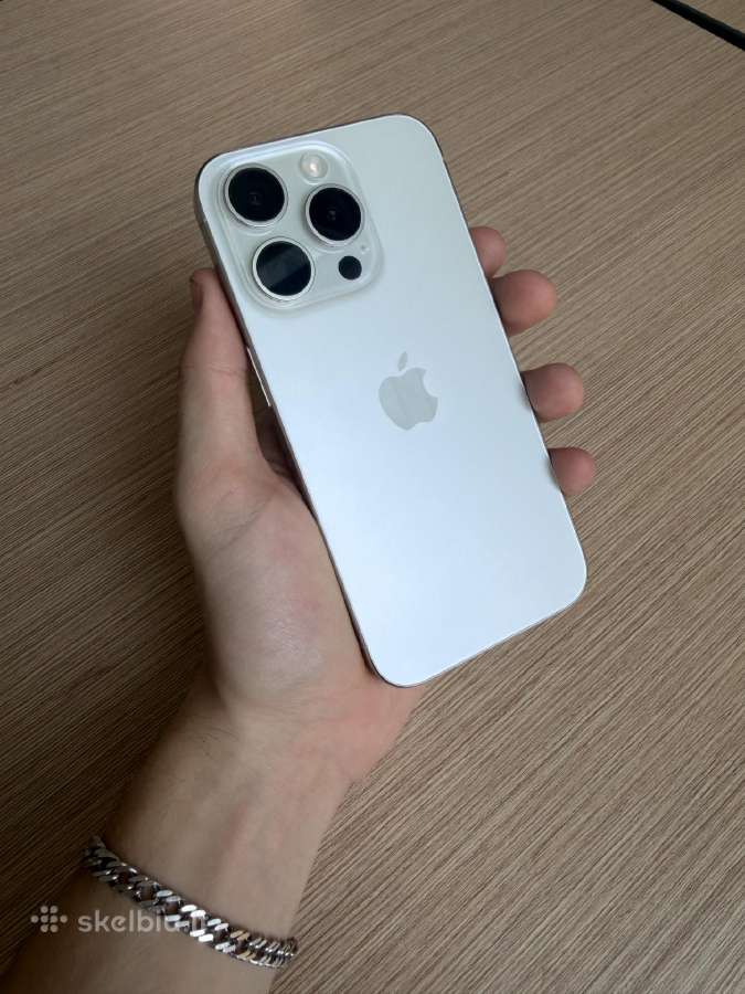 Apple iPhone 15 Pro 256gb White - nuotraukos Nr. 5