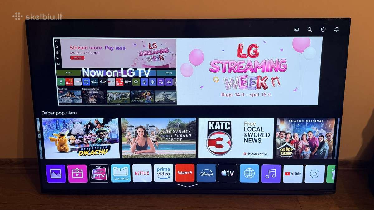 LG 55sm8050 Nanocell 4k Smart TV - nuotraukos Nr. 11
