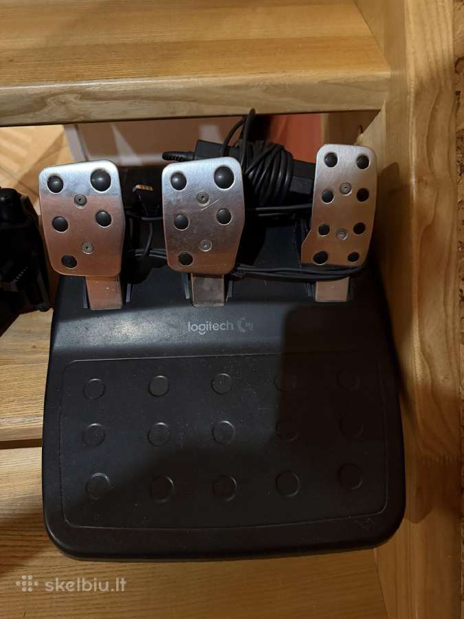 Logitech g29 vairo kompletas su pavaru svirtimi - nuotraukos Nr. 4