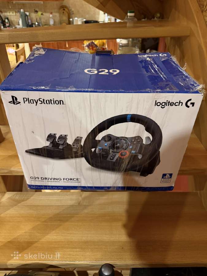Logitech g29 vairo kompletas su pavaru svirtimi - nuotraukos Nr. 5