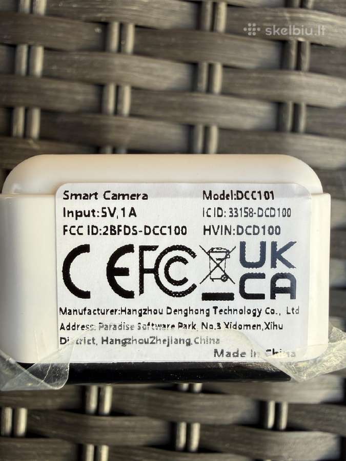 Išmanioji WiFi vaizdo kamera Dcc101(full HD) - nuotraukos Nr. 4