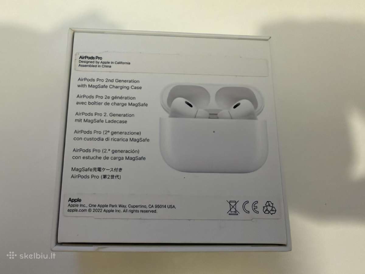 Originalios Apple Airpods Pro 2 - nuotraukos Nr. 12