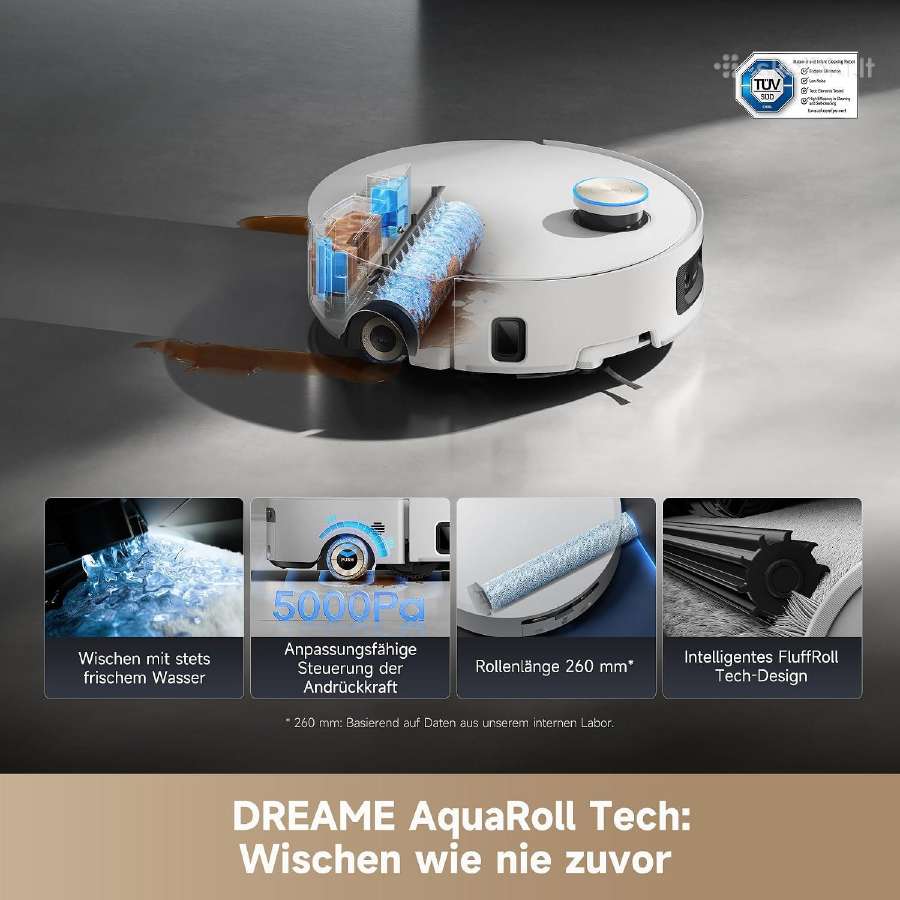 Dreame Aqua10 Ultra Roller compl. robotas siurblys - nuotraukos Nr. 2