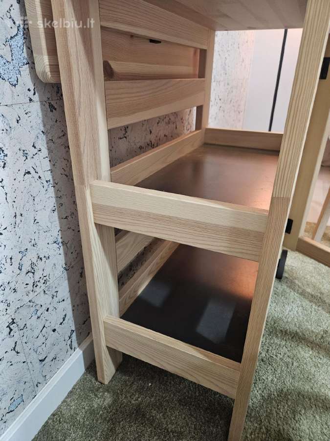 Ikea medinis stalas + Ikea medinės kėdės - nuotraukos Nr. 4